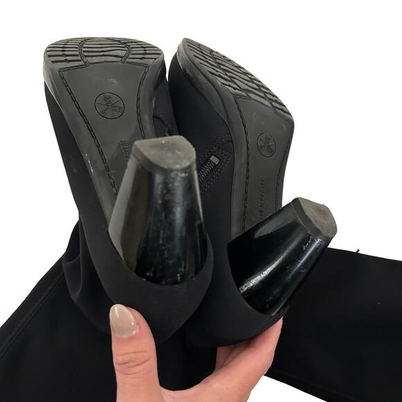 Ara Goretex Luftpolster Black Tall Boots Sz 5.5 - Picture 7 of 8